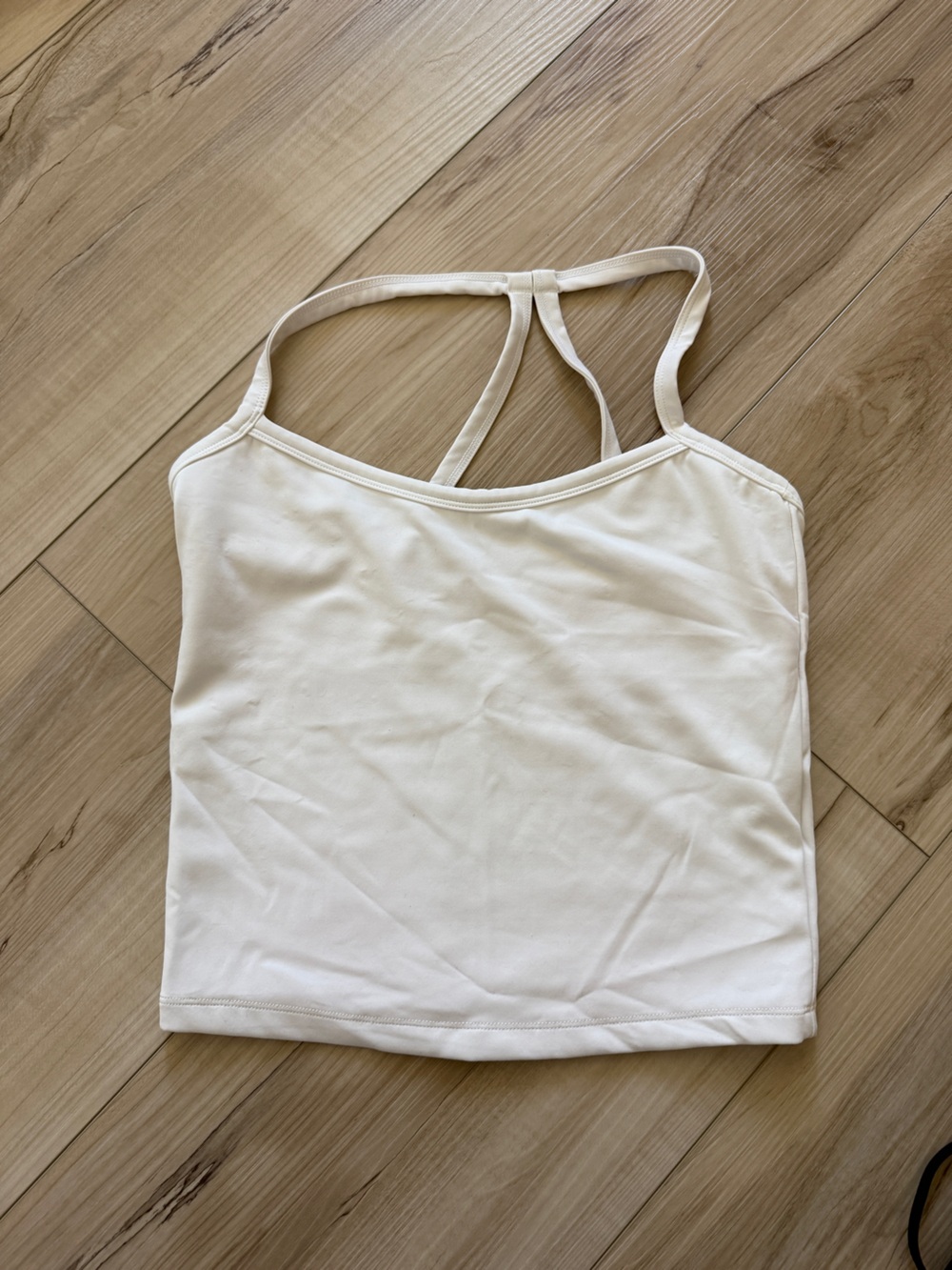 CSB Women's White Strappy Tank Top